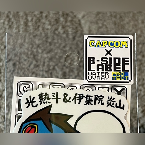 CAPCOM Rockman EXE Netto & Enzan B-Side Label Sticker Water & UV Ray Protected - Picture 4 of 7